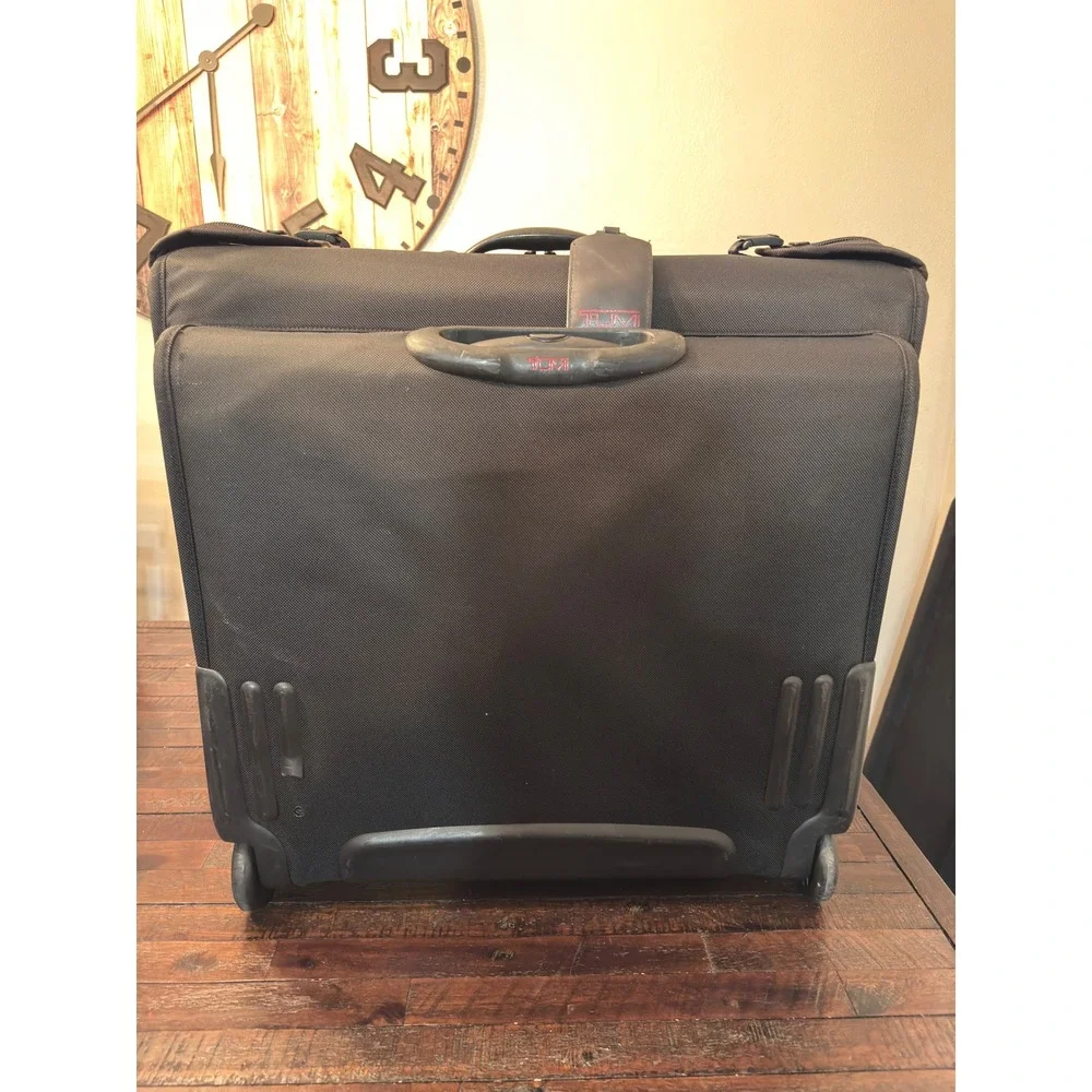 Tumi Alpha Ballistic Nylon Wheeled Garment Bag Black Suit Travel Luggage 2243D3